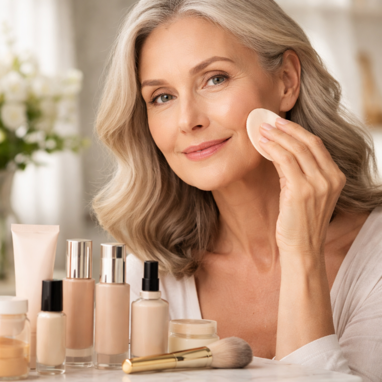 Fond de teint pour peau mature — sélection et conseils pour un teint lumineux